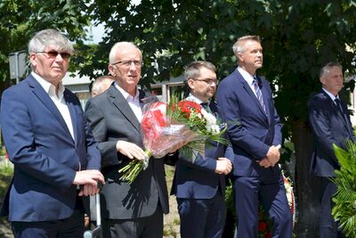 4 lipca 2020. Uroczystość upamiętniająca ofiary pogromu Żydów w Kielcach. Fot. Katarzyna Pronobis (IPN)