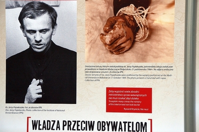 Kraków, 19.10.2020. Wystawa na Plantach o najdłuższym proteście głodowy w PRL. Fot. Janusz Ślęzak (IPN)