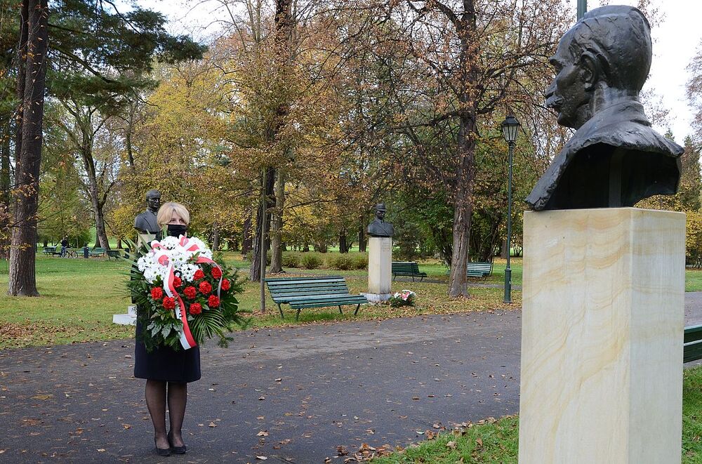 75. rocznica śmierci Wincentego Witosa, 84. rocznica śmierci Ignacego Daszyńskiego. Fot. Janusz Ślęzak (IPN)