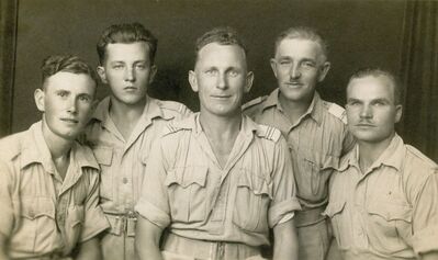 Żołnierze SBSK (Jerozolima, 1940-1941). Fot. ze zbiorów R. Dyrcza