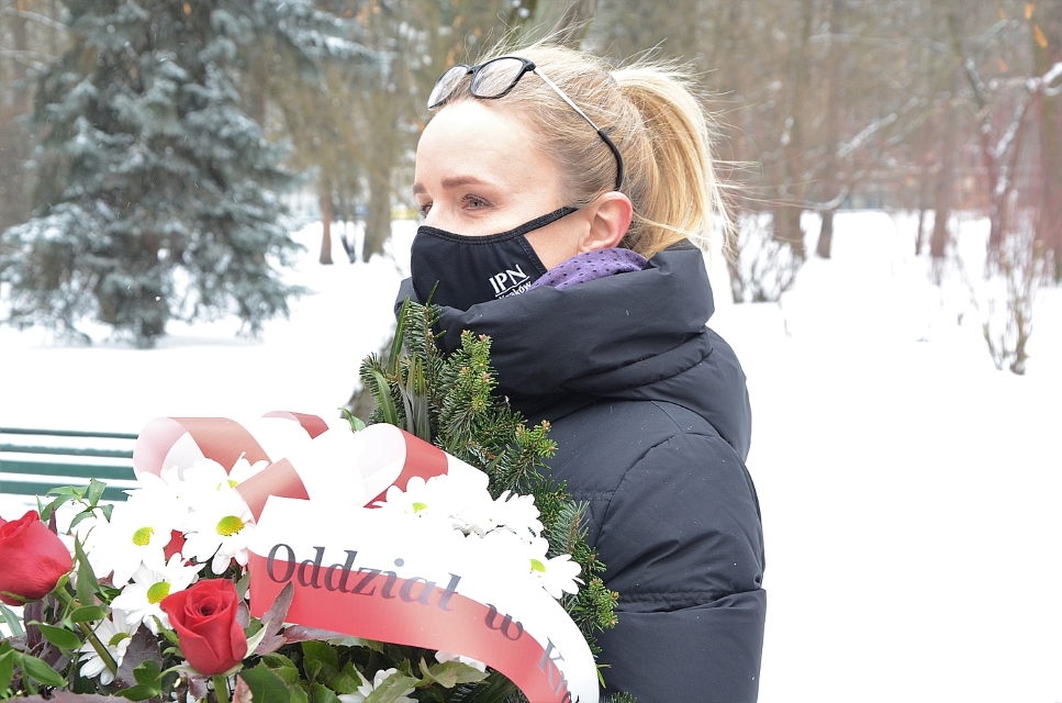 11.02.2021 w Krakowie uczczono gen. Kuklińskiego w 17. rocznicę jego śmierci. Fot. Janusz Ślęzak (IPN)