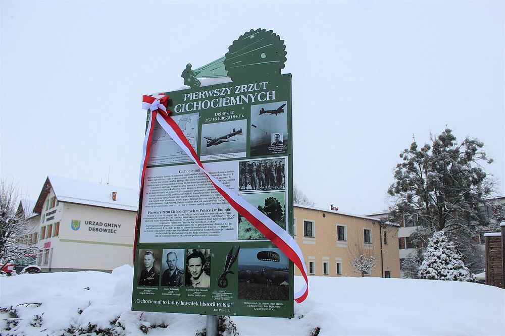 13.02.2021. 80. rocznica pierwszego zrzutu cichociemnych w Dębowcu. Fot. Janusz Ślęzak (IPN)
