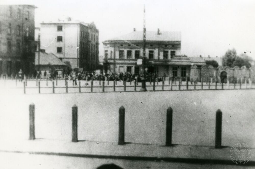 Likwidacja getta krakowskiego. Pl. Zgody w kierunku ul. Lwowskiej. Fot. ze zbiorów IPN w Krakowie