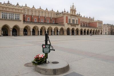 21.03.2021, Kraków. 41. rocznica śmierci Walentego Badylaka. Fot. Janusz Ślęzak (IPN)