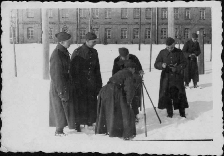 Zajęcia z topografii wojskowej (16 lutego 1938 r.). Fot. Archiwum IPN