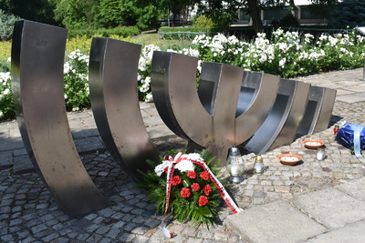 75. rocznica pogromu Żydów w Kielcach - fot. Katarzyna Pronobis (IPN)