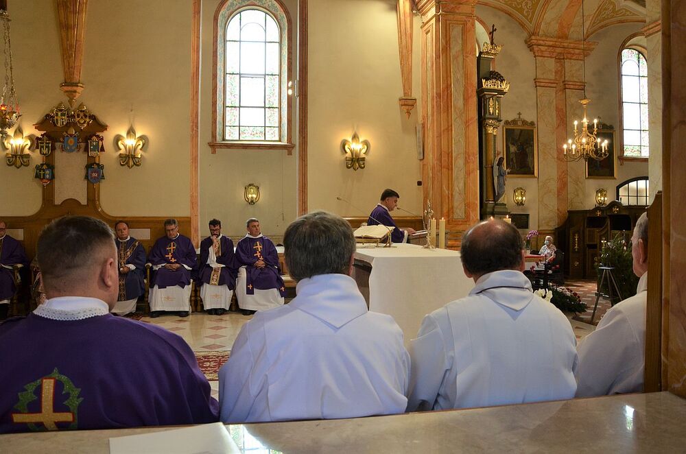 23.07.2021. Uroczystości pogrzebowe kpt. Wojciecha Stypuły „Bartka” w Wadowicach. Fot. Janusz Ślęzak (IPN)