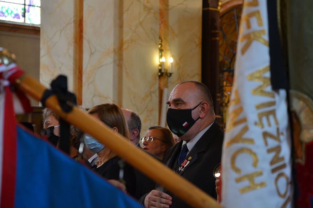 23.07.2021. Uroczystości pogrzebowe kpt. Wojciecha Stypuły „Bartka” w Wadowicach. Fot. Janusz Ślęzak (IPN)