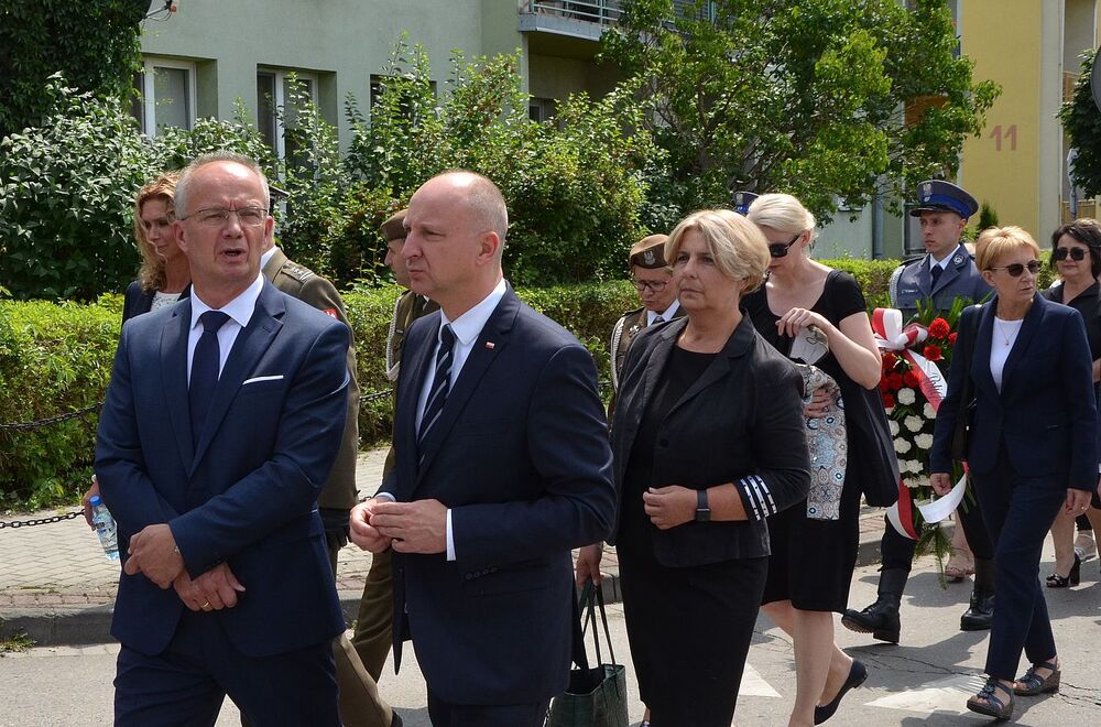 23.07.2021. Uroczystości pogrzebowe kpt. Wojciecha Stypuły „Bartka” w Wadowicach. Fot. Janusz Ślęzak (IPN)