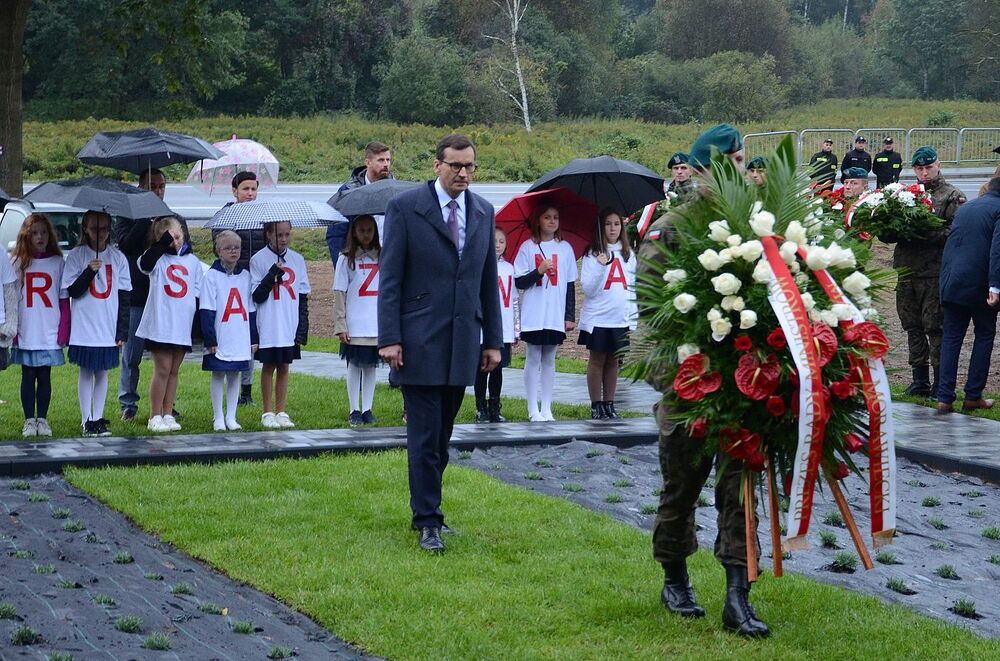 Uroczystości w Pogórskiej Woli. Fot. Jan Wnuk (IPN)
