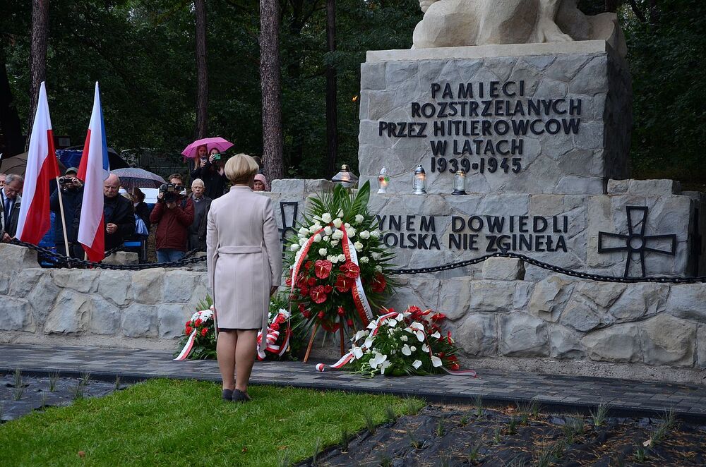 Uroczystości w Pogórskiej Woli. Fot. Jan Wnuk (IPN)