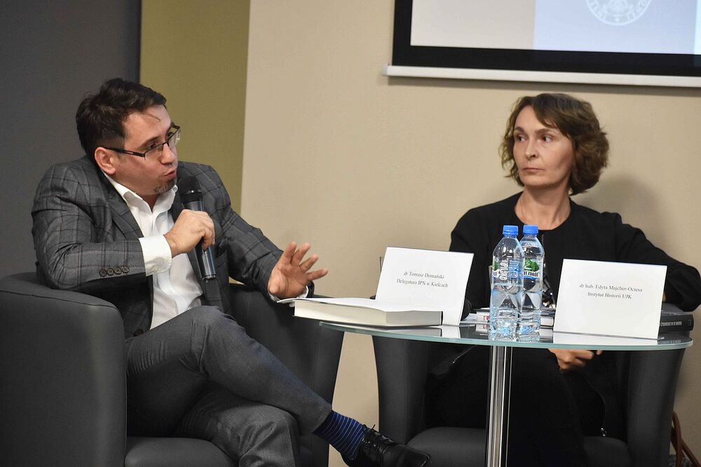 Dyskusja na Przystanku Historia w Kielcach. Fot. Katarzyna Pronobis (IPN)