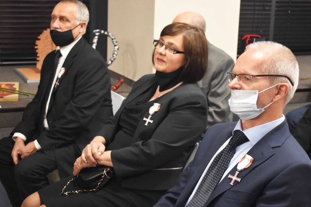 Uroczystość wręczenia Krzyży Wolności i Solidarności w Kielcach. Fot. Katarzyna Pronobis (IPN)