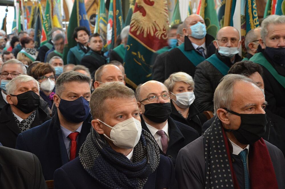 Przedstawiciele IPN na Zaduszkach Witosowych w Wierzchosławicach. Fot. Janusz Ślęzak (IPN)