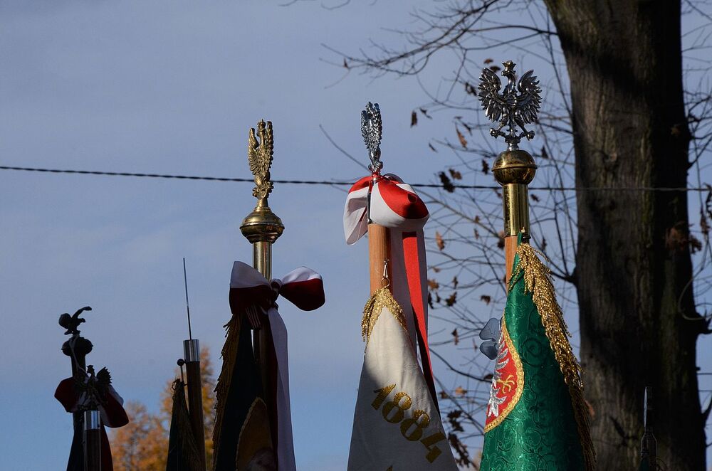 Przedstawiciele IPN na Zaduszkach Witosowych w Wierzchosławicach. Fot. Janusz Ślęzak (IPN)
