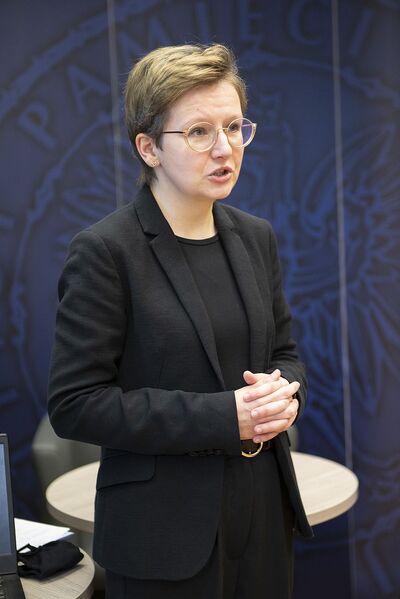 Panel warsztatowy na temat stanu wojennego. Fot. Agnieszka Masłowska (IPN)