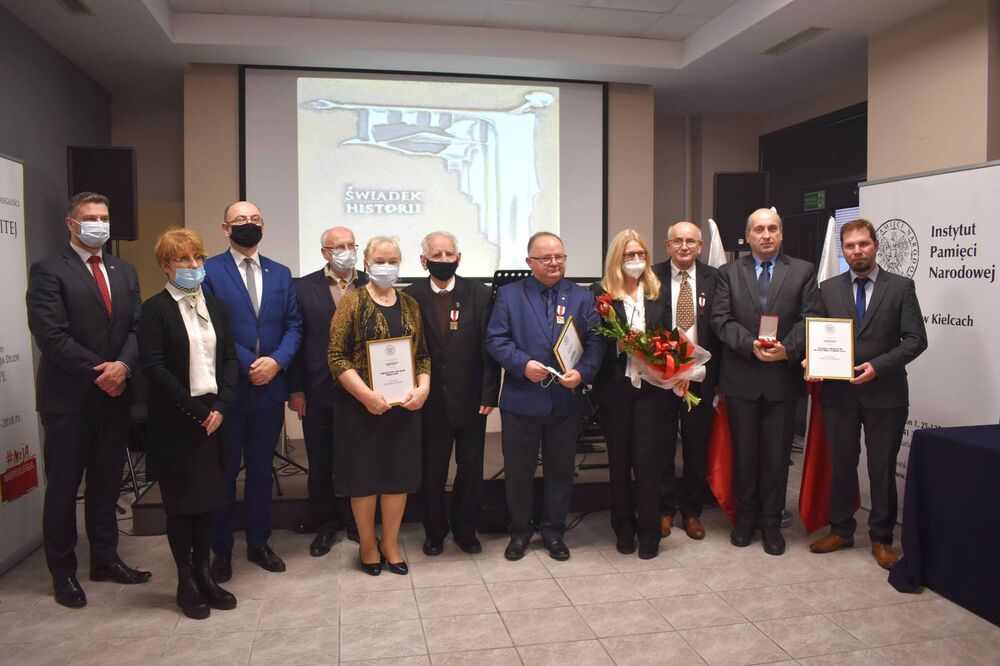 W Kielcach wręczono nagrody honorowe Świadek Historii. Fot. Katarzyna Pronobis (IPN)