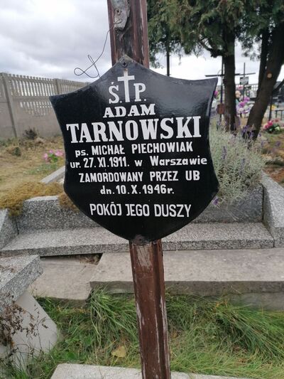 Mogiła Adama Tarnowskiego przed remontem. Fot. IPN
