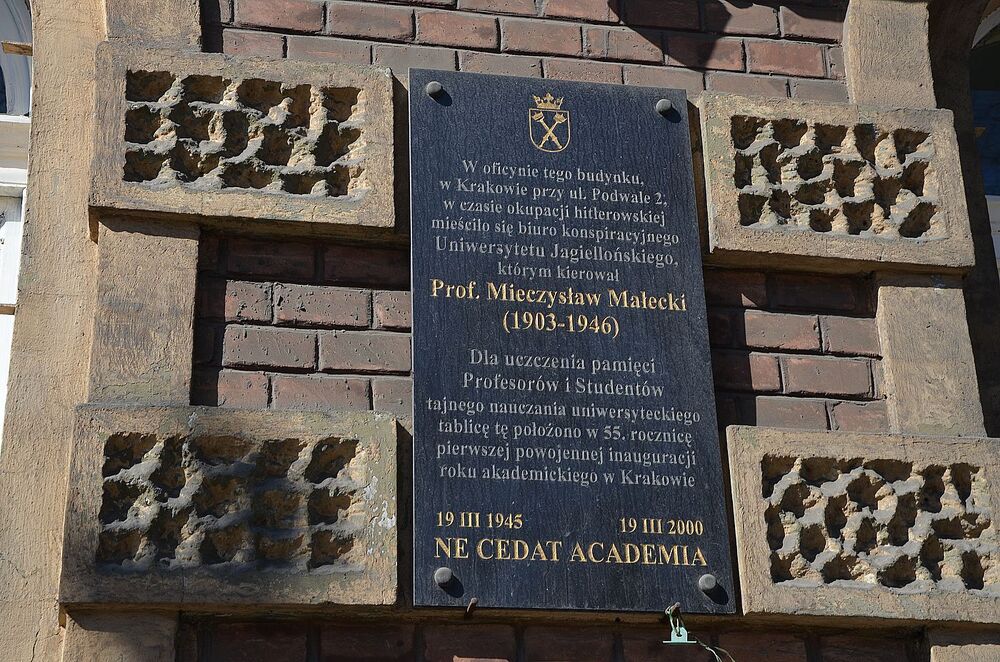 W Krakowie uczczono profesorów i studentów tajnego nauczania na UJ. Fot. Janusz Ślęzak (IPN)