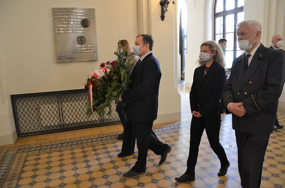 W Krakowie uczczono profesorów i studentów tajnego nauczania na UJ. Fot. Janusz Ślęzak (IPN)
