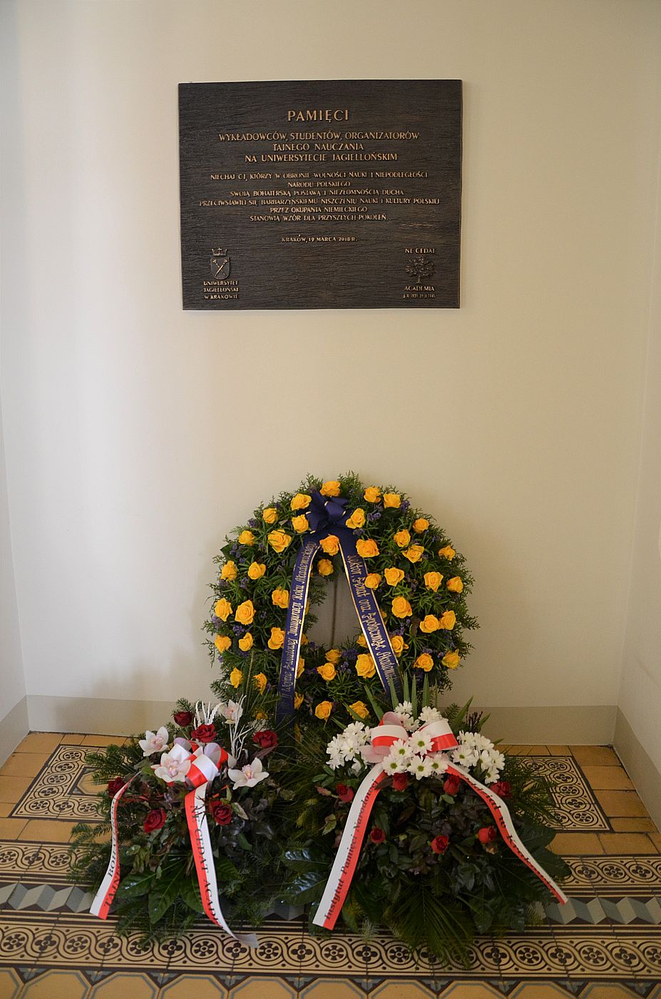 W Krakowie uczczono profesorów i studentów tajnego nauczania na UJ. Fot. Janusz Ślęzak (IPN)