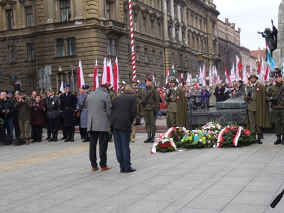 Uroczyste obchody 98. rocznicy Odzyskania Niepodległości - Kraków, 11 listopada 2016