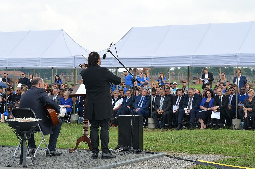 Dzień Pamięci o Zagładzie Romów i Sinti. Fot. Janusz Ślęzak (IPN)
