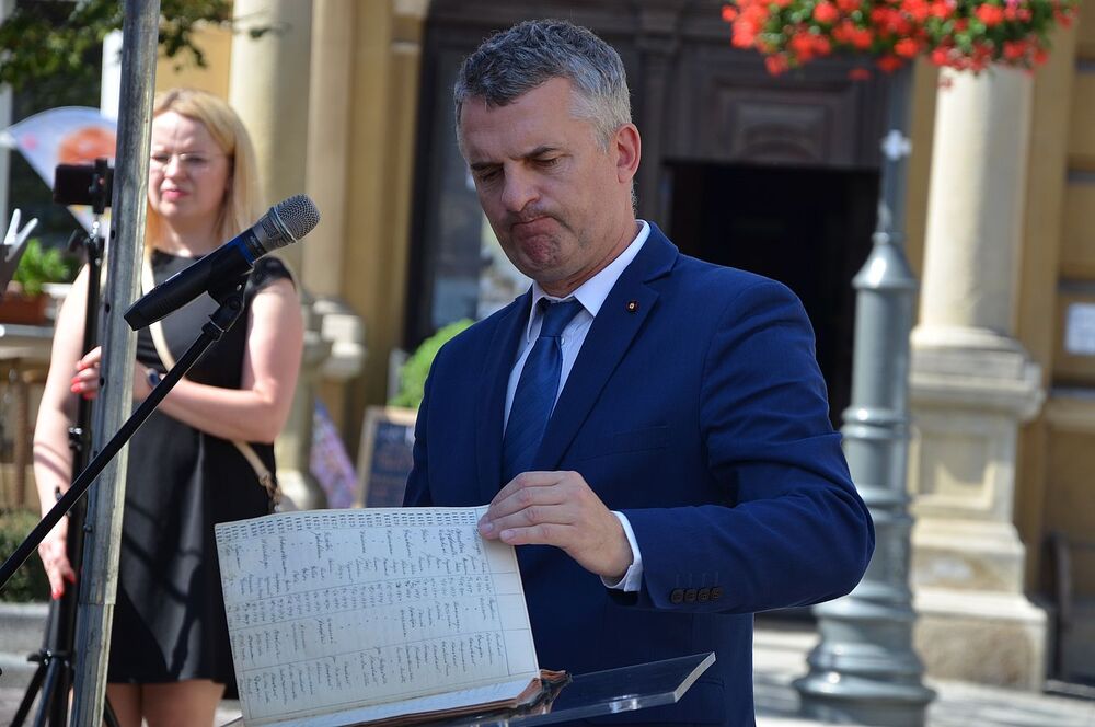 W Wieliczce uczczono pamięć Żydów – ofiar niemieckiej Akcji Reinhardt. Fot. Janusz Ślęzak (IPN)