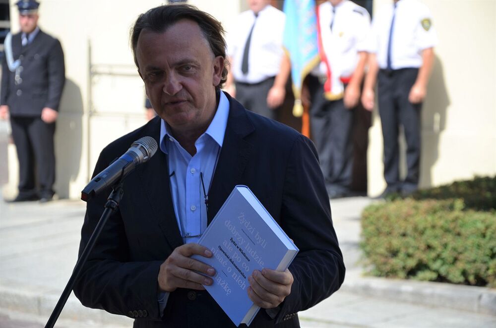 W Wieliczce uczczono pamięć Żydów – ofiar niemieckiej Akcji Reinhardt. Fot. Janusz Ślęzak (IPN)