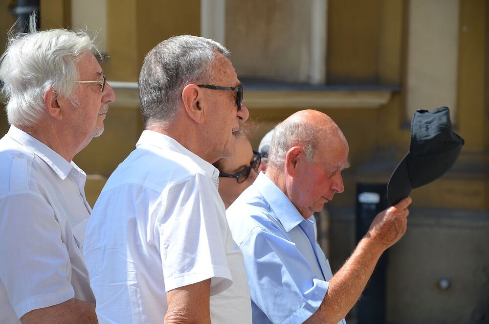 W Wieliczce uczczono pamięć Żydów – ofiar niemieckiej Akcji Reinhardt. Fot. Janusz Ślęzak (IPN)