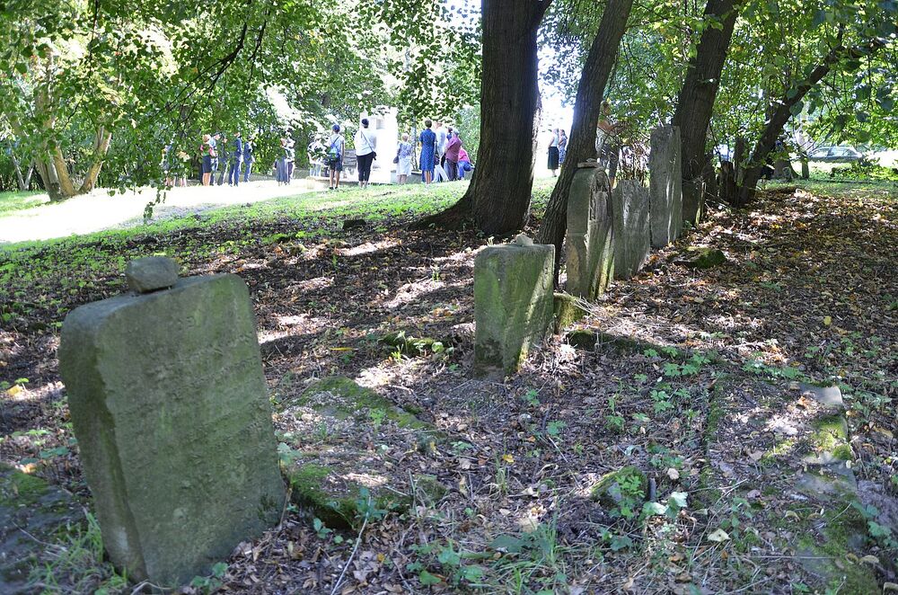 W Wieliczce uczczono pamięć Żydów – ofiar niemieckiej Akcji Reinhardt. Fot. Janusz Ślęzak (IPN)