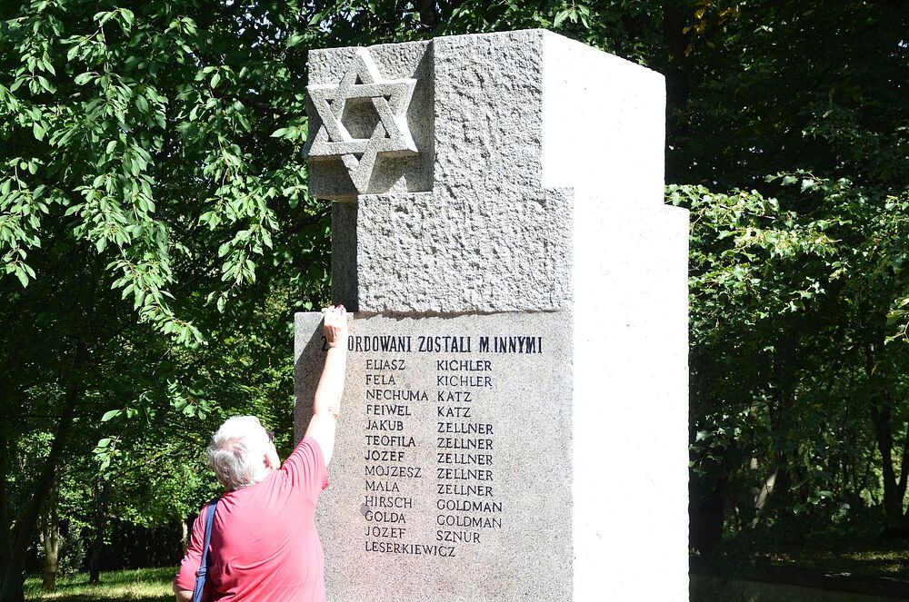 W Wieliczce uczczono pamięć Żydów – ofiar niemieckiej Akcji Reinhardt. Fot. Janusz Ślęzak (IPN)