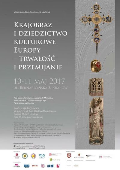 Międzynarodowa konferencja naukowa „Krajobraz i dziedzictwo kulturowe Europy – trwałość i przemijanie” – Kraków, 10-11 maja 2017