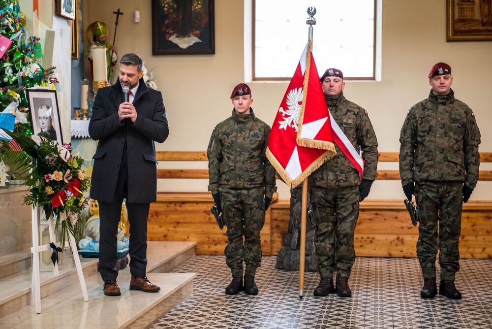 Nabożeństwo w intencji ks. Lelity, skazanego w procesie kurii krakowskiej. Fot. Agnieszka Masłowska (IPN)