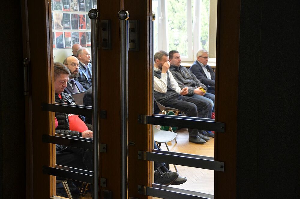 Konferencja naukowa o strajku w Hucie im. Lenina. Fot. Janusz Ślęzak (IPN)