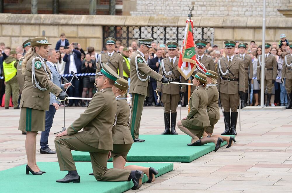 Święto Straży Granicznej na Wawelu. Fot. Janusz Ślęzak (IPN)