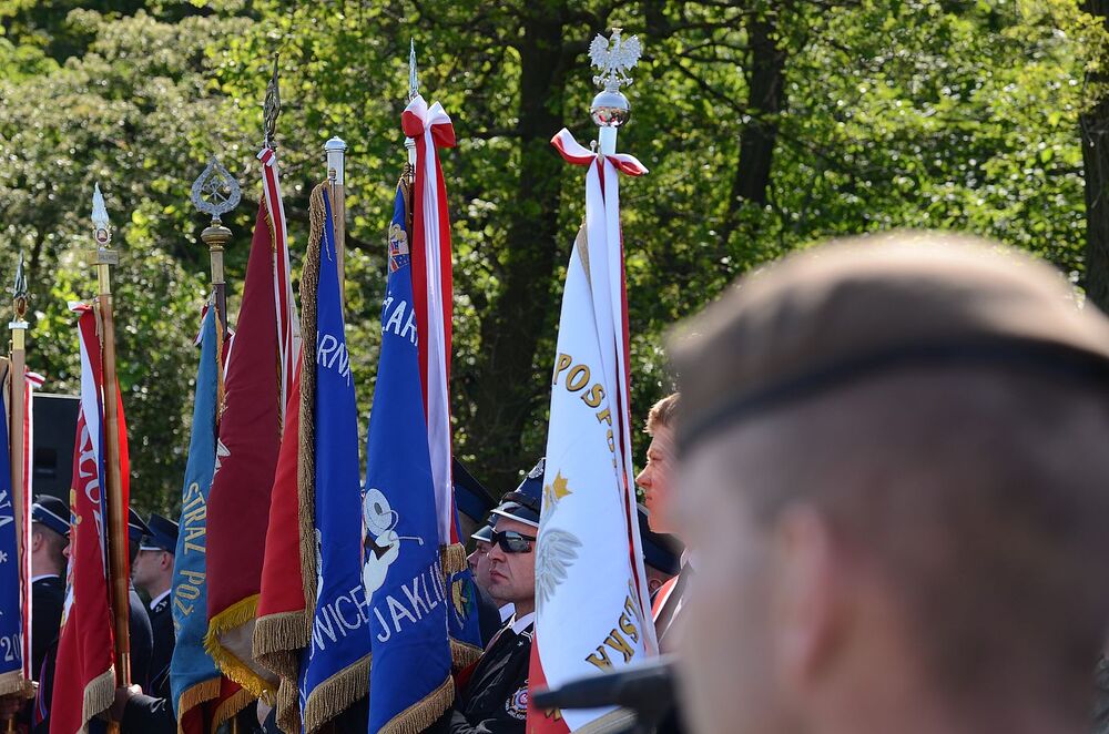 W Wierzbnie złożono hołd gen. Okulickiemu i cichociemnym. Fot. Janusz Ślęzak (IPN)