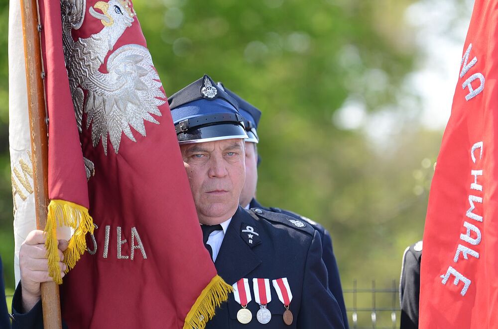 W Wierzbnie złożono hołd gen. Okulickiemu i cichociemnym. Fot. Janusz Ślęzak (IPN)