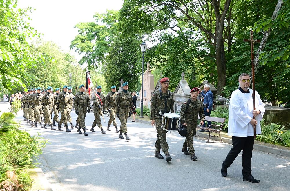 Pogrzeb mjr. Henryka Małkiewicza. Fot. Janusz Ślęzak (IPN)