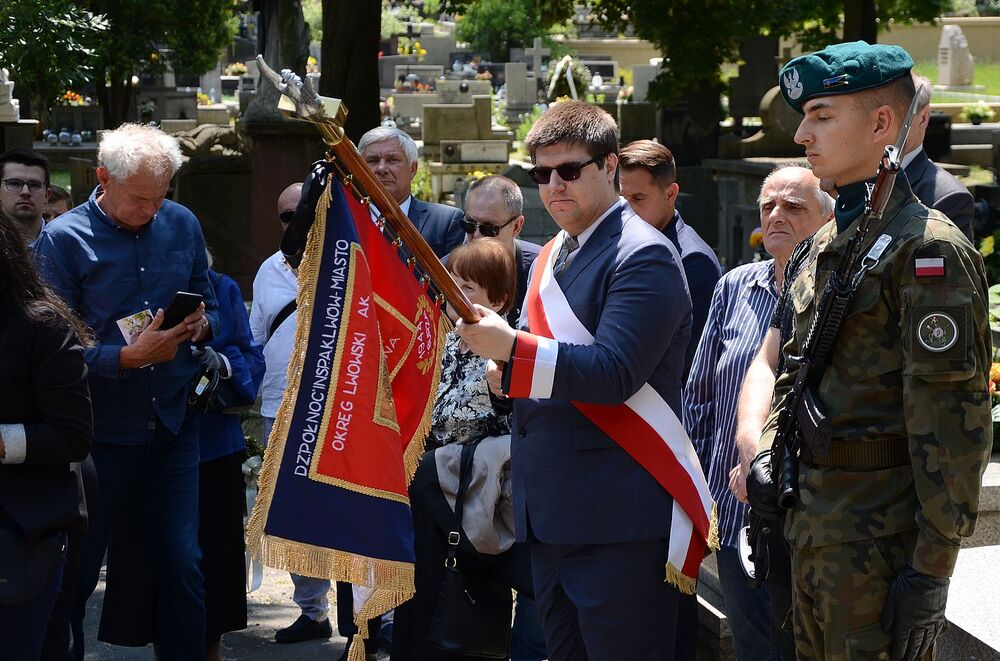 Pogrzeb mjr. Henryka Małkiewicza. Fot. Janusz Ślęzak (IPN)