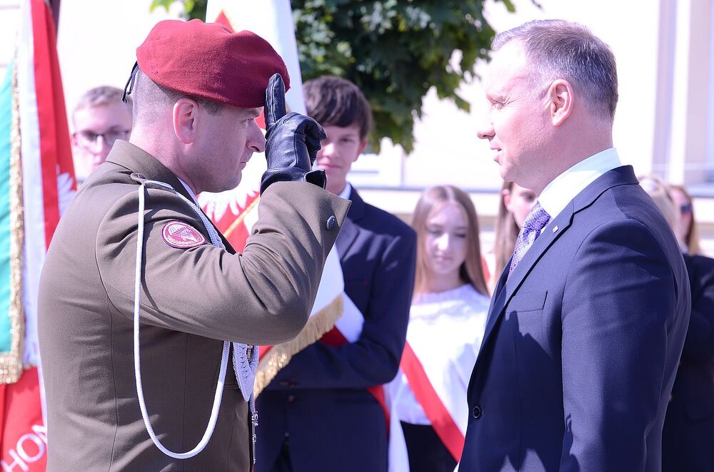 Uroczystości w Sułkowicach w związku z 80. rocznicą niemieckiej pacyfikacji miejscowości. Fot. Janusz Ślęzak (IPN)