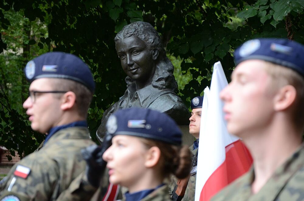 77. rocznica śmierci Danuty Siedzikówny „Inki”. Fot. Janusz Ślęzak (IPN)