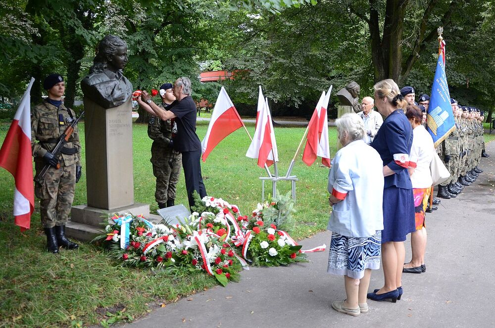 77. rocznica śmierci Danuty Siedzikówny „Inki”. Fot. Janusz Ślęzak (IPN)