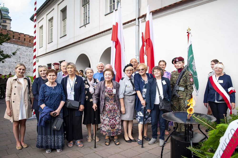 Kraków. Uroczystości w 84. rocznicę agresji Związku Sowieckiego na Polskę. Fot. Agnieszka Masłowska (IPN)