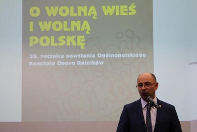 Konferencja „O wolną wieś i wolną Polskę”. 35. rocznica powstania Ogólnopolskiego Komitetu Oporu Rolników