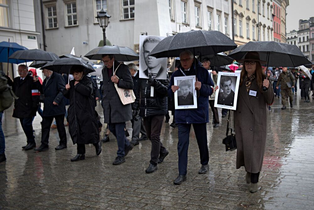 X Krakowskie Zaduszki za Żołnierzy Wyklętych – Niezłomnych. Fot. Agnieszka Masłowska (IPN)