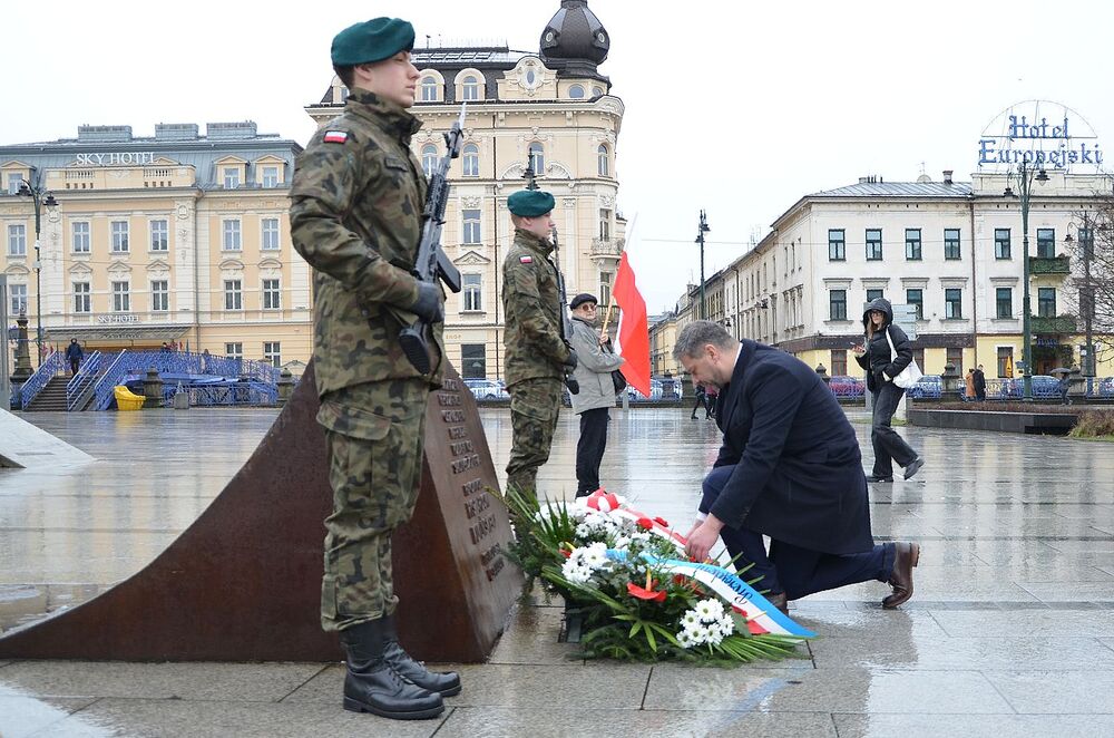 20. rocznica śmierci gen. Kuklińskiego. Uroczystość w Krakowie. Fot. Janusz Ślęzak (IPN)