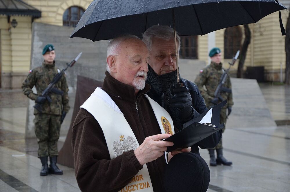 20. rocznica śmierci gen. Kuklińskiego. Uroczystość w Krakowie. Fot. Janusz Ślęzak (IPN)