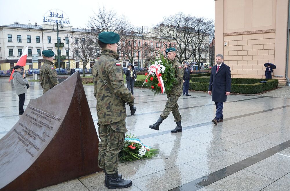 20. rocznica śmierci gen. Kuklińskiego. Uroczystość w Krakowie. Fot. Janusz Ślęzak (IPN)
