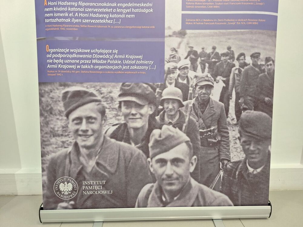 Instytut Polski w Budapeszcie. Wystawa „Armia Krajowa”. Fot. Janusz Ślęzak (IPN)